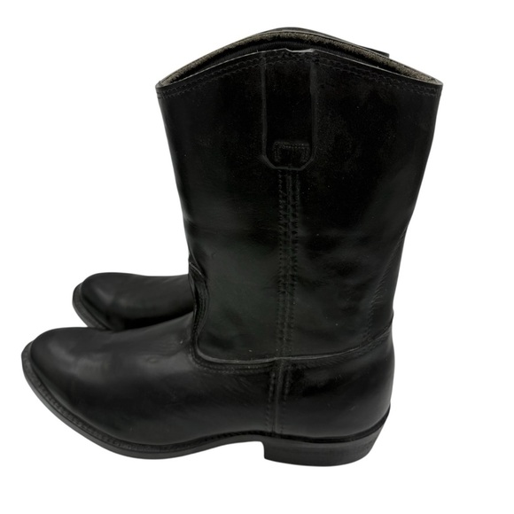 LaCrosse Men's Boots Size 12 Black Rubber Waterproof to Closure Western Cowboy - Picture 1 of 6